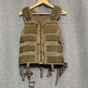 ATLAS 46 Tool Vest 5 Piece One Size Molle System  Brown Adjustable Tactical